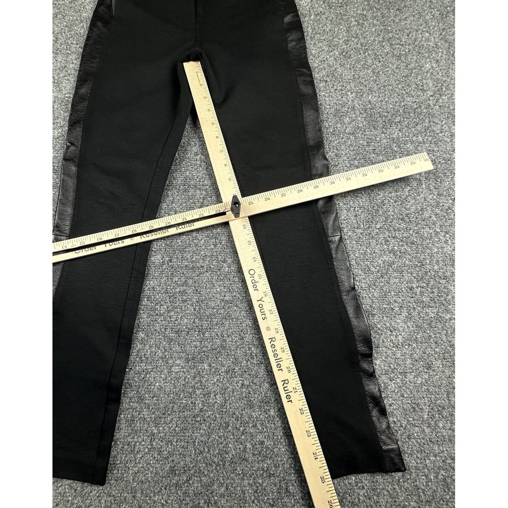 J. Crew Pixie Pants Womens Size 0S Stretch Black Back Zip Skinny Taper Leg 25X26 - Picture 5 of 12